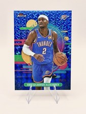 2025-26 Topps Finest Uncommon Shai Gilgeous Alexander #160 Blue Geo Color Match