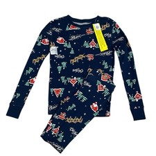 Old Navy Reindeer  Sleigh Rides Matching PJ Pajama Set Neutral NEW Snug Fit XL