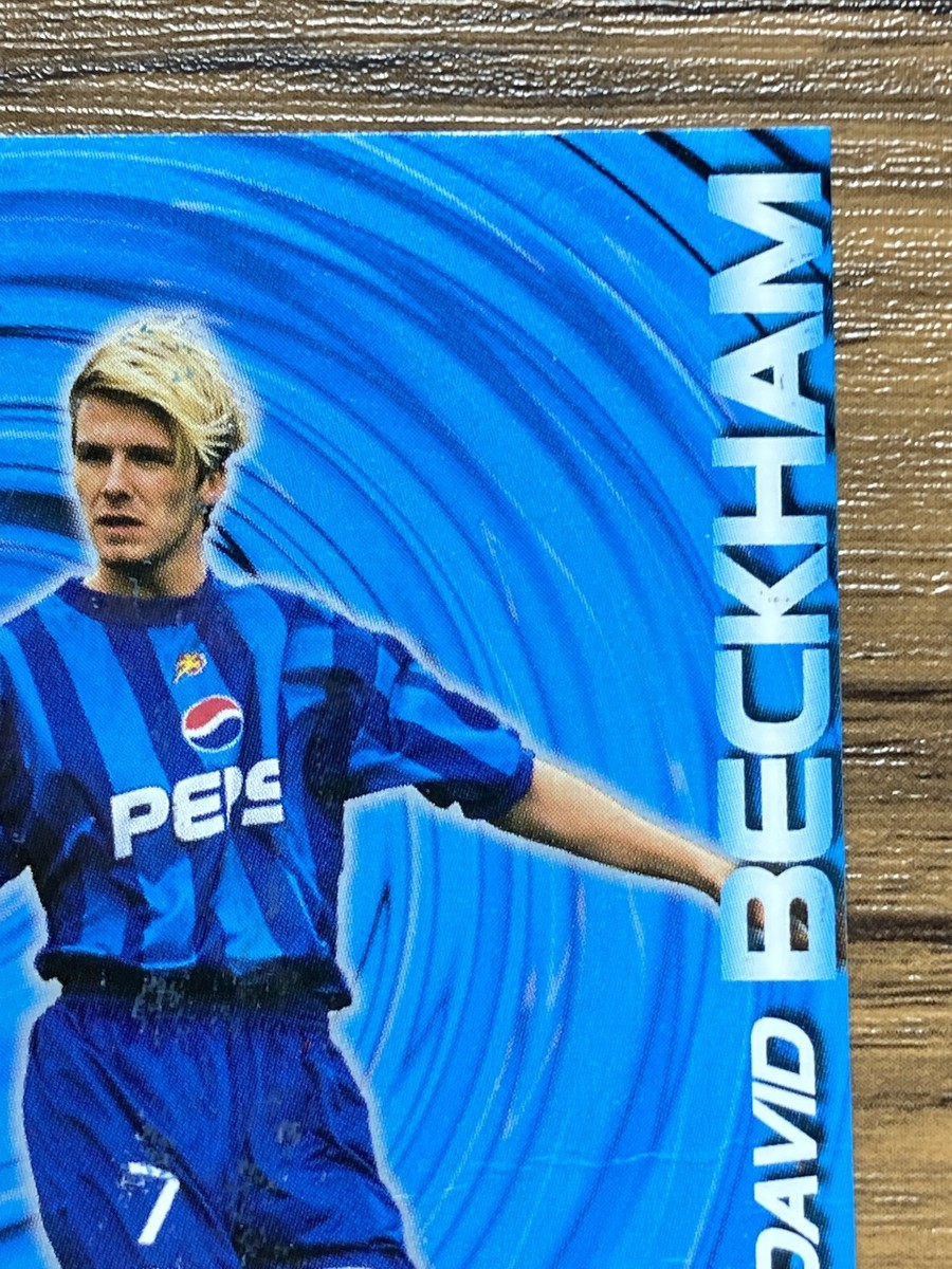 Team Pepsi 2000 Soccer Card David Beckham KFC Pizza Hat | eBay