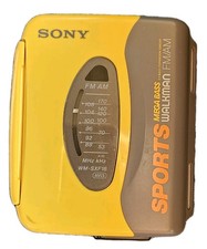 Sony Sports Walkman WM-SXF16 Cassette Player AM/FM Radio Headphones 100  read 
