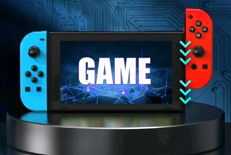 For Nintendo Switch Joy-con-Controller Left + Right Wireless Gamepad 1-Pair - Image 2 of 3