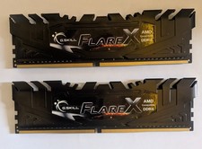 G.SKILL Flare X 16GB 2x8GB DDR4-3200 DIMM 288-Pin RAM F4-3200C14D-16GFX - USED