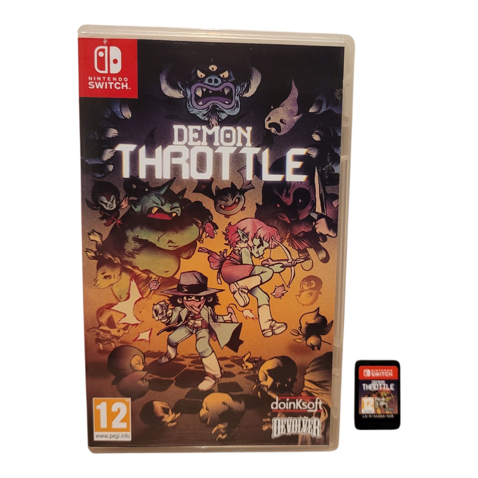 Demon Throttle Nintendo Switch Cartridge Version | Switch 2 Compatible Game