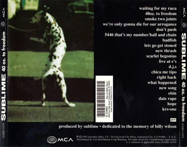 Sublime – 40oz. To Freedom / CD NM US Foto 2 de 2