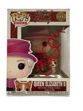 QUEEN ELIZABETH II - Olivia Colman HAND Signed FUNKO POP 01 SEE VIDEO PROOF [1]