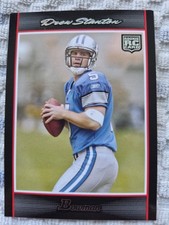 2007 Bowman #113 Drew Stanton Rookie RC Detroit Lions