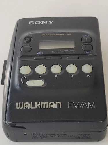 Vintage Sony Walkman WM-FX20 AM/FM Radio & Cassette Tape player - TESTED -