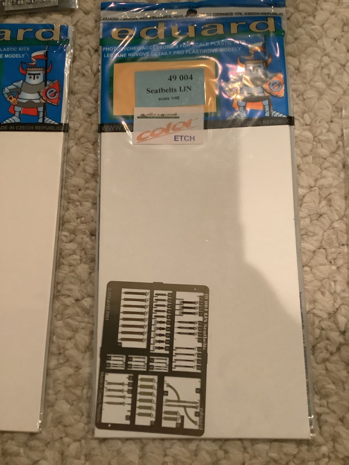 Lot of  1/48 Photoetch Detail Parts - Various Manufacturers 