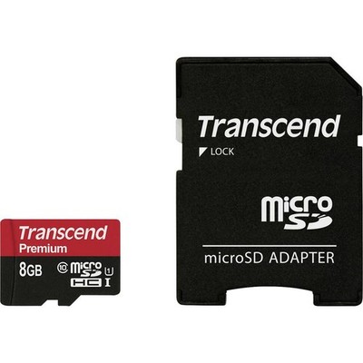 Transcend Premium microSDHC-Karte Industrial 8 GB Class 10, UHS-I inkl.