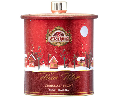 Basilur Ceylon Tee Winter Village Christmas Night - 100g Loseblatt Schwarztee