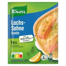 6 Packs Knorr Fix Lachs-Sahne Gratin salmon & cream gratin