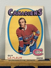 1971-72 O-Pee-Chee Guy Lafleur Rookie Card #148 - Montreal Canadiens. rookie card picture