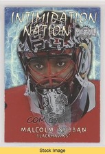 2020 Skybox Metal Universe Intimidation Nation Malcolm Subban #IN-21 READ 10v6