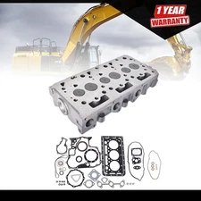 Fits For Kubota D902 RTV900 Complete Cylinder Head with Valves & Full Gasket Kit