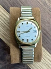 Vintage Timex Electric 76660 Men's Watch Silver Dial Parts Project As-Is