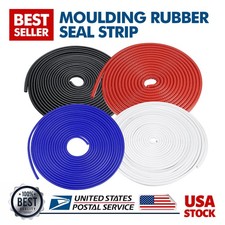 U-Shape Car Door Edge Trim Lock Guard Moulding Rubber Seal Strip Protector Decor