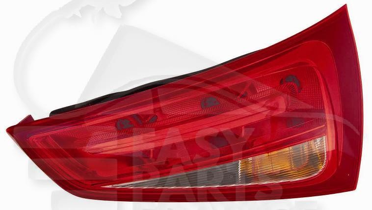 Feu arrière-droit extérieur Audi A1 finition cristal polycarbonate anti-UV
