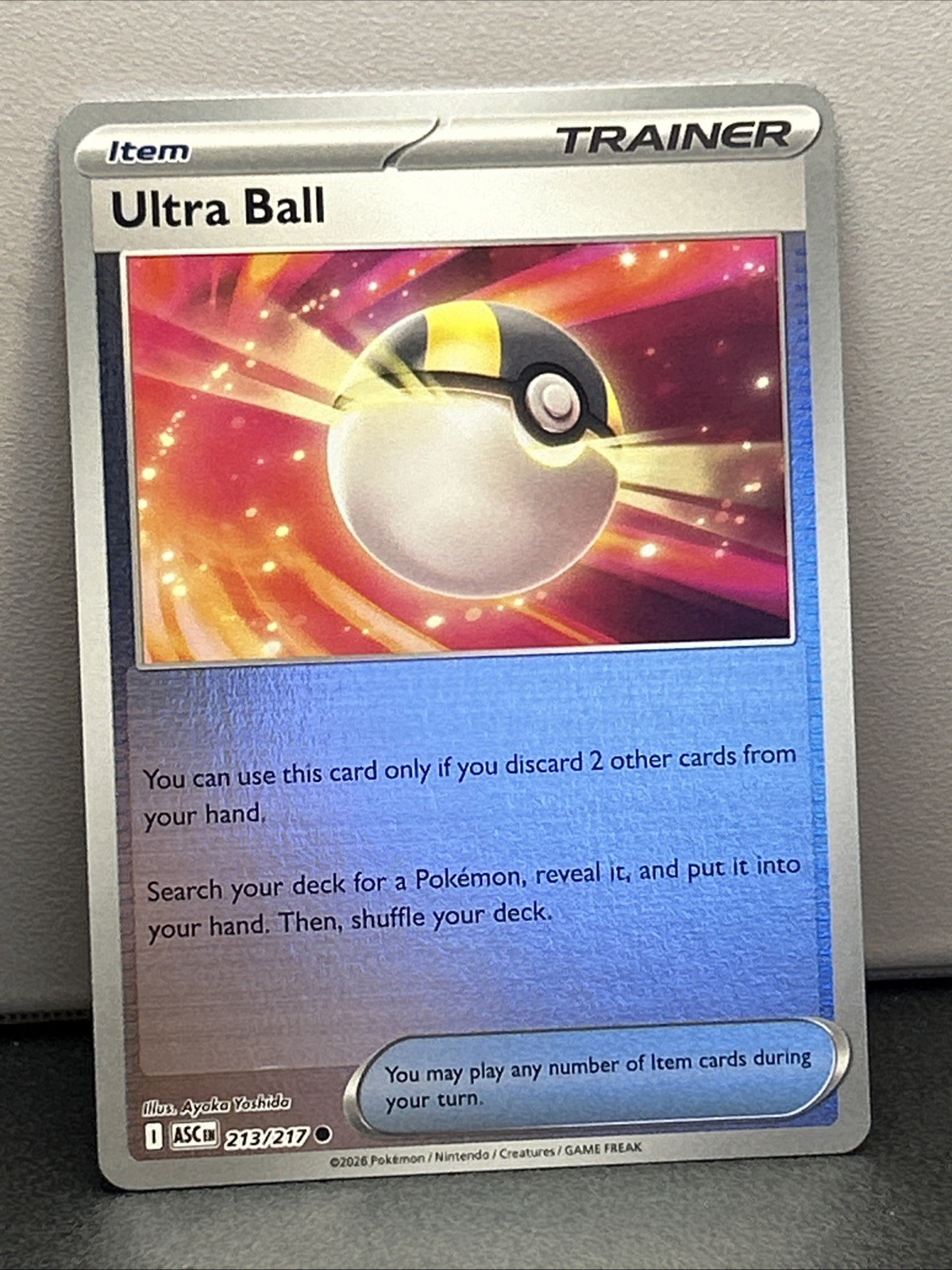 Ultra Ball 213/217 Me: Ascended Heroes Reverse Holo