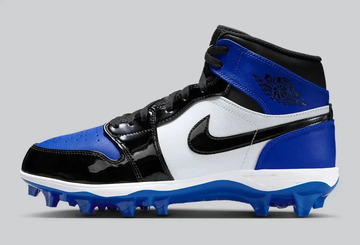 Las mejores ofertas en Jordan 1 TD Cleat Mid White Black Royal | eBay