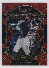 2021 Panini Select Concourse Red Disco Prizm JP Crawford #96 0bt4