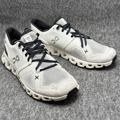 On Running Cloud X 3 Womens Size 8.5 White Black Swiss Engineered Running Shoes