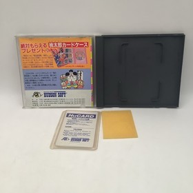 MOMOTARO DENSETSU II 2 PC Engine HuCard Japan With Case & Manual.