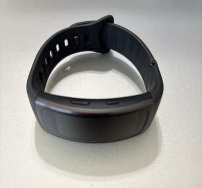 Samsung Gear Fit2 Watch SM-R360 Black Untested For Parts Or Repair