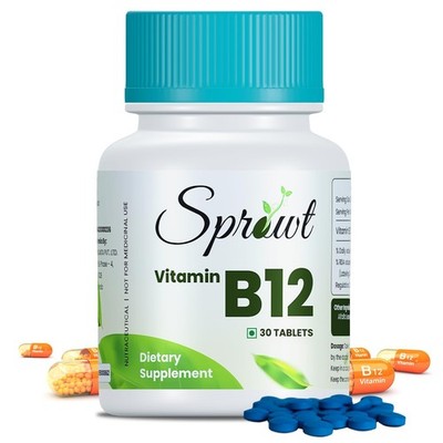 Sprowt Vitamin B12 Tabletten, 30 Tabletten