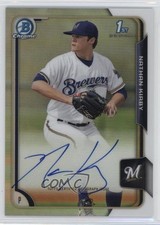 2015 Bowman Draft Chrome Pick Refractor Nathan Kirby #BCA-NK Auto 3q5