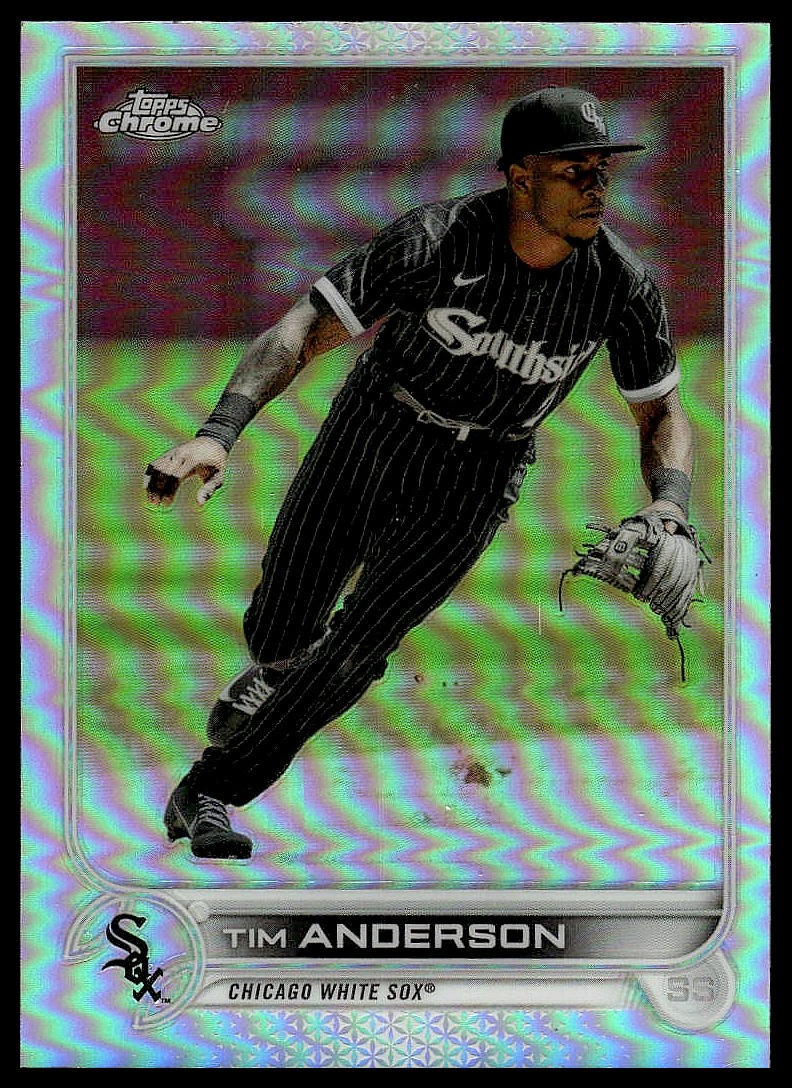 2022 Topps #64 Tim Anderson Rainbow Foil
