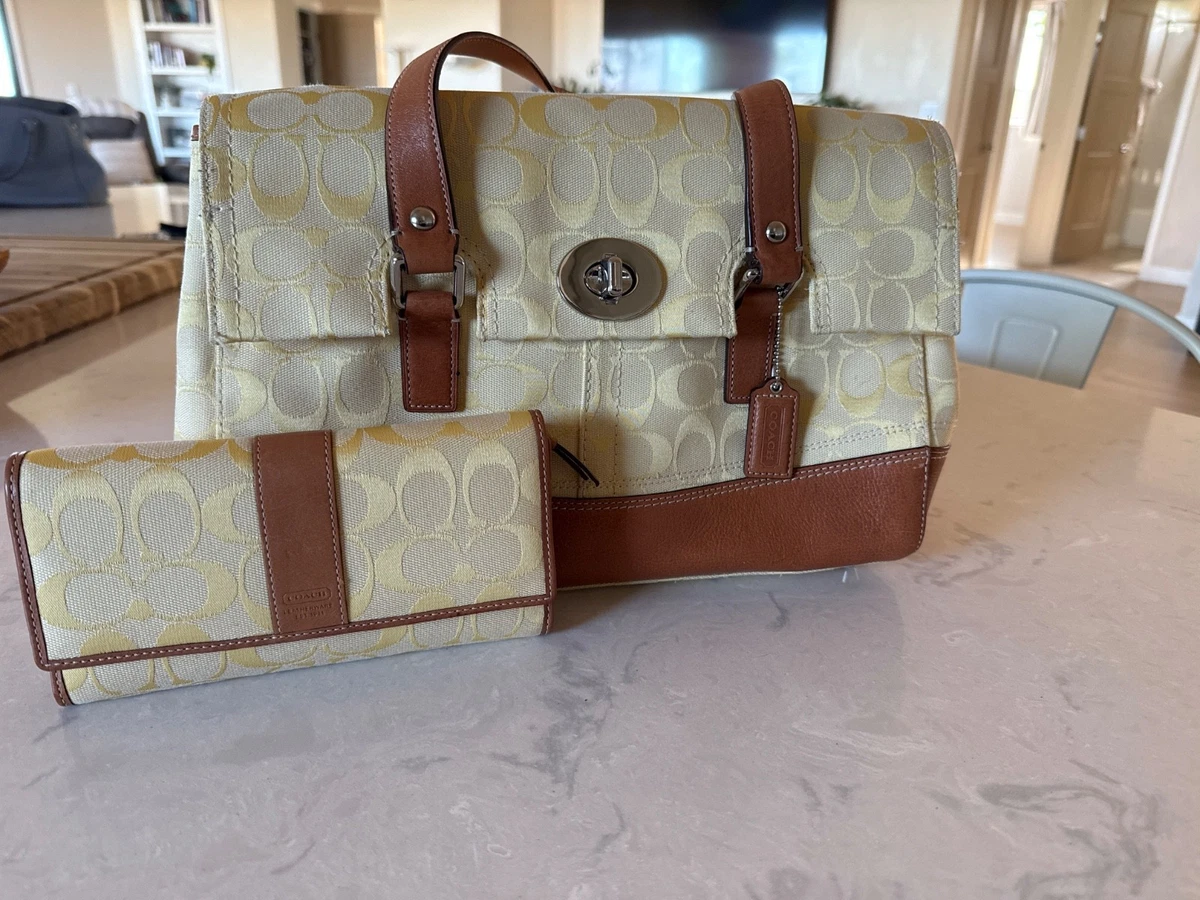 Coach Turn Lock Satchel/Top Handle Bag Handbags & Bags for Women