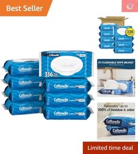 Complete Clean with Fresh Feel 336 Count Flushable Wipes - Soft  Gentle