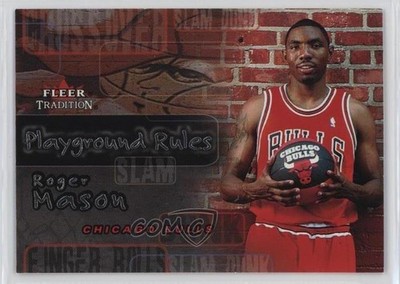 2002-03 Fleer Tradition Playground Rules Roger Mason Jr #21PR Rookie RC e9p