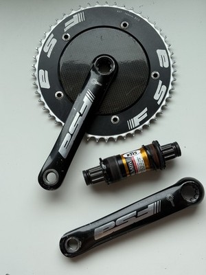 165mm FSA Vigorelli Carbon Crankset 144bcd 49t Fixedgear Track