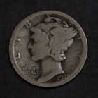 1921 Mercury Dime Obverse Scratches   Lot 5546