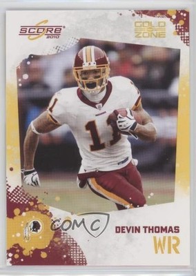 2010 Score Gold Zone 6/299 Devin Thomas #296 0t2