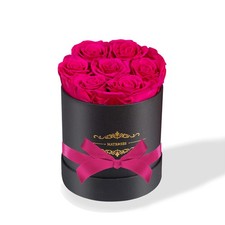 7 Piece Preserved Roses in a Box Preserved Flowers for Birthday Flower Gifts ...
