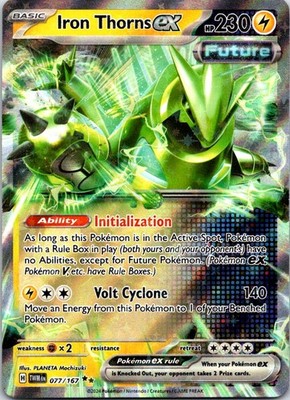 Iron Thorns ex Holo Double Rare SV06: Twilight Masquerade 077/167 NM