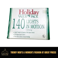 NEW 140 Lights In Motion Chaser Light String Multi Color Christmas Holiday Decor