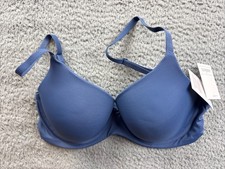 Auden Womens 32C Dark Blue Lightly Lined Full Coverage Underwire Bra