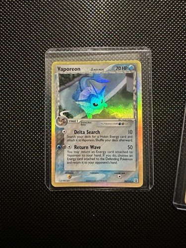 Pokemon TCG Vintage Vaporeon 18/113 Delta Species Holo Rare NM/LP