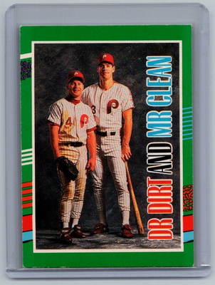 #ad 1991 Donruss Dr. Dirt and Mr. Clean $1.00