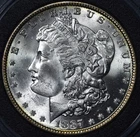 1887 $1 MORGAN SILVER DOLLAR KM# 110 Grade:  Choice BU  A6037