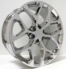 20 Chrome Snowflake Wheels Rims Set For 2000-2026 Gmc Sierra Yukon Denali 1500