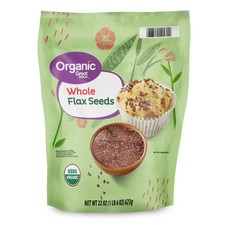 Great Value Organic Whole Flax Seed, 22 oz Free Shipping