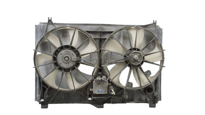 07-17 Lexus USF40 LS460 Engine Radiator Cooling Fan Shroud Motor Assembly OEM