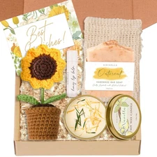 Get Well Soon Gift Baskets Thinking of You Care Package, Spa Gift Basket Birthda