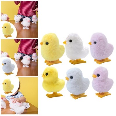 Chick Wind Up Spielzeug Plüsch Huhn Niedliches Hüpfen Simulation PVC
