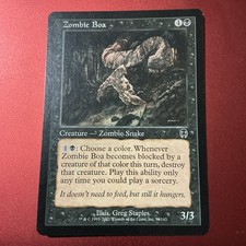 MTG Magic the Gathering Zombie Boa (54/148) Apocalypse