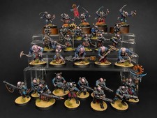Warhammer 40k Well Painted Genestealer Cults Army Neophytes Acolytes Aberrants
